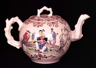 Boccale da punch di Staffordshire, c.1755 da English School